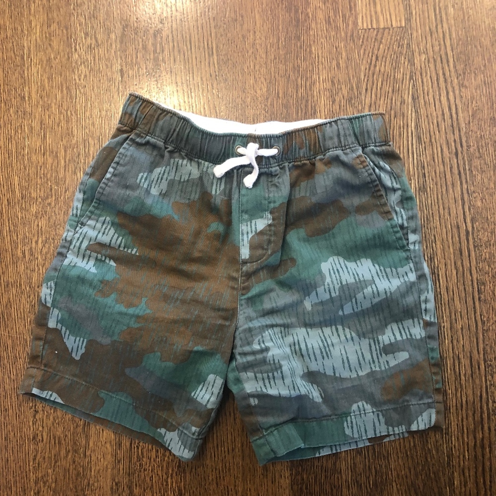 JCrew CrewCuts Boys Camo Shorts Size 12
